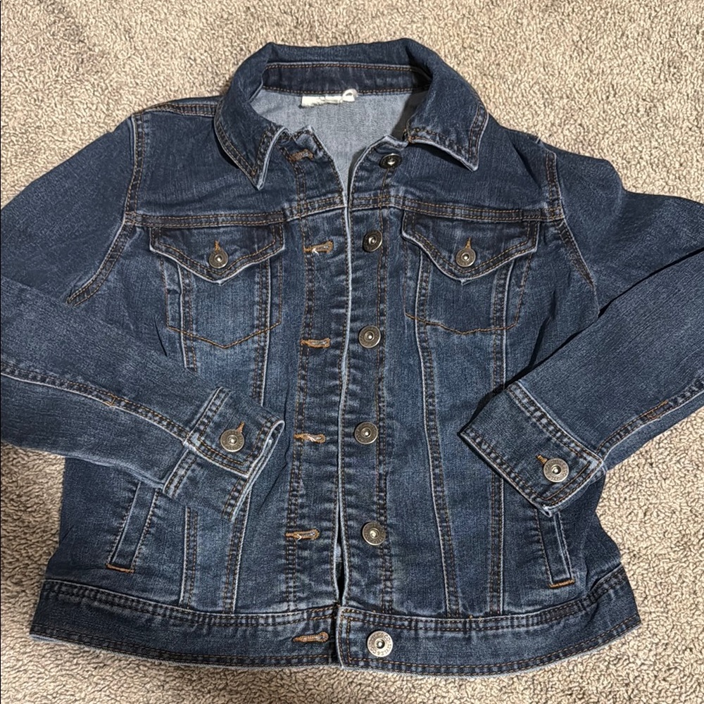 Style & Co Blue Jean Jacket Classic Denim Design